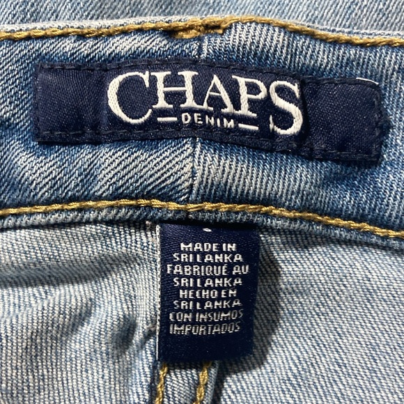 5 pocket Chaps Jean Shorts - Picture 6 of 8
